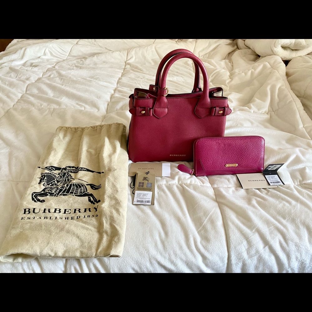 Burberry handbag and wallet